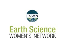 地球科学妇女网络标志，白色背景